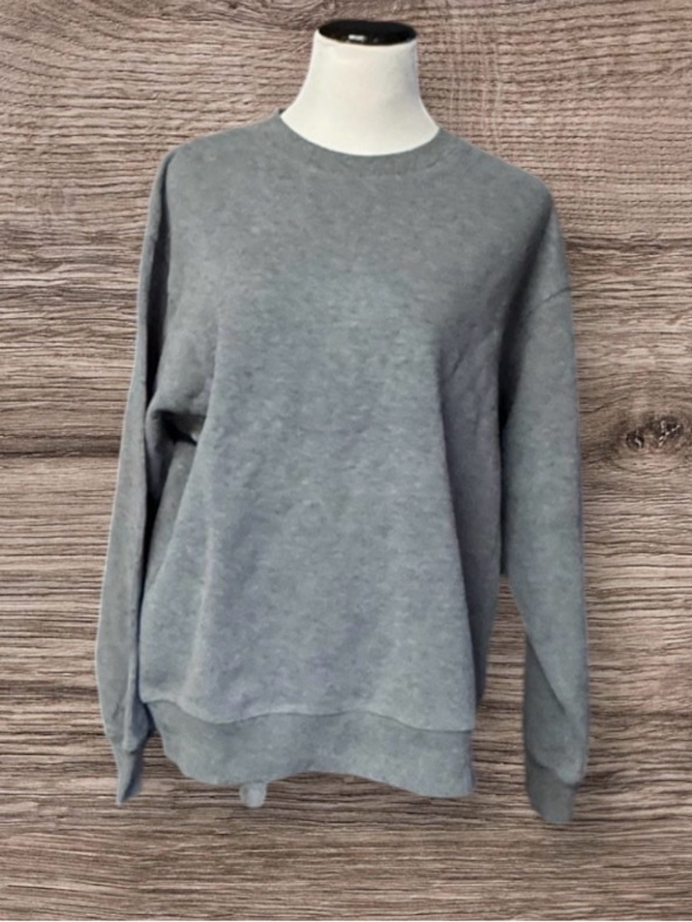 NWT ORTC Clothing Co Women's Ava Crew in the shade Charcoal Marle